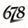 678体育品牌Logo，蓝橙渐变的运动风格标识